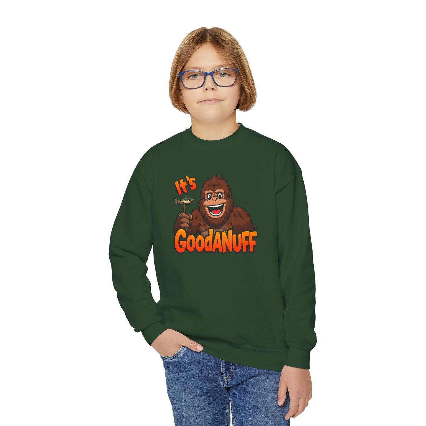 It's GoodaNuff Unisex Youth Crewneck
