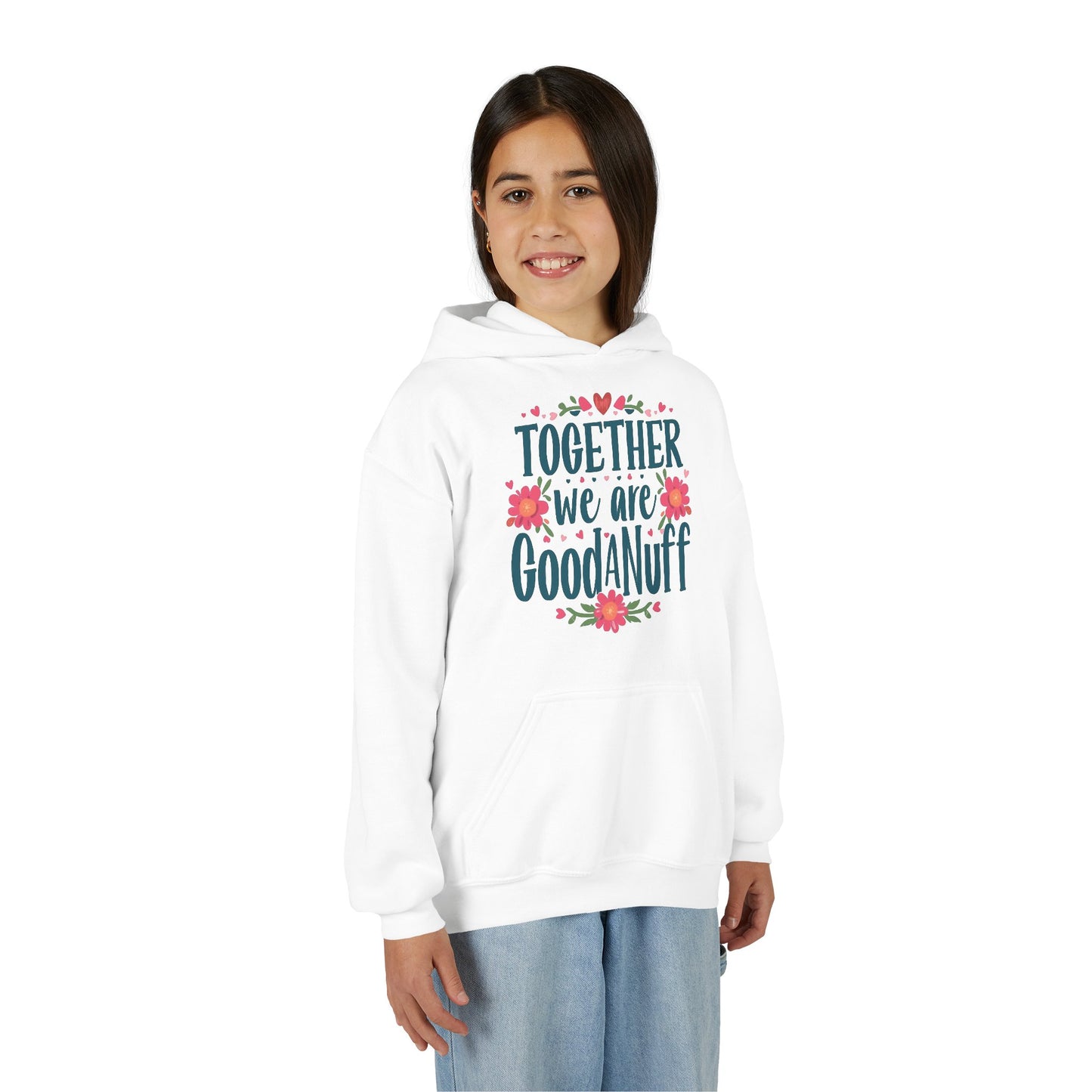 Together we are GoodaNuff Unisex Youth Hoodie