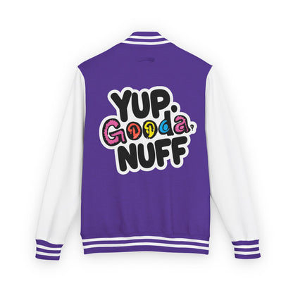 Yup. GoodaNuff Unisex Letterman Jacket