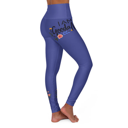 I Am GoodaNuff High Waist Yoga Leggings