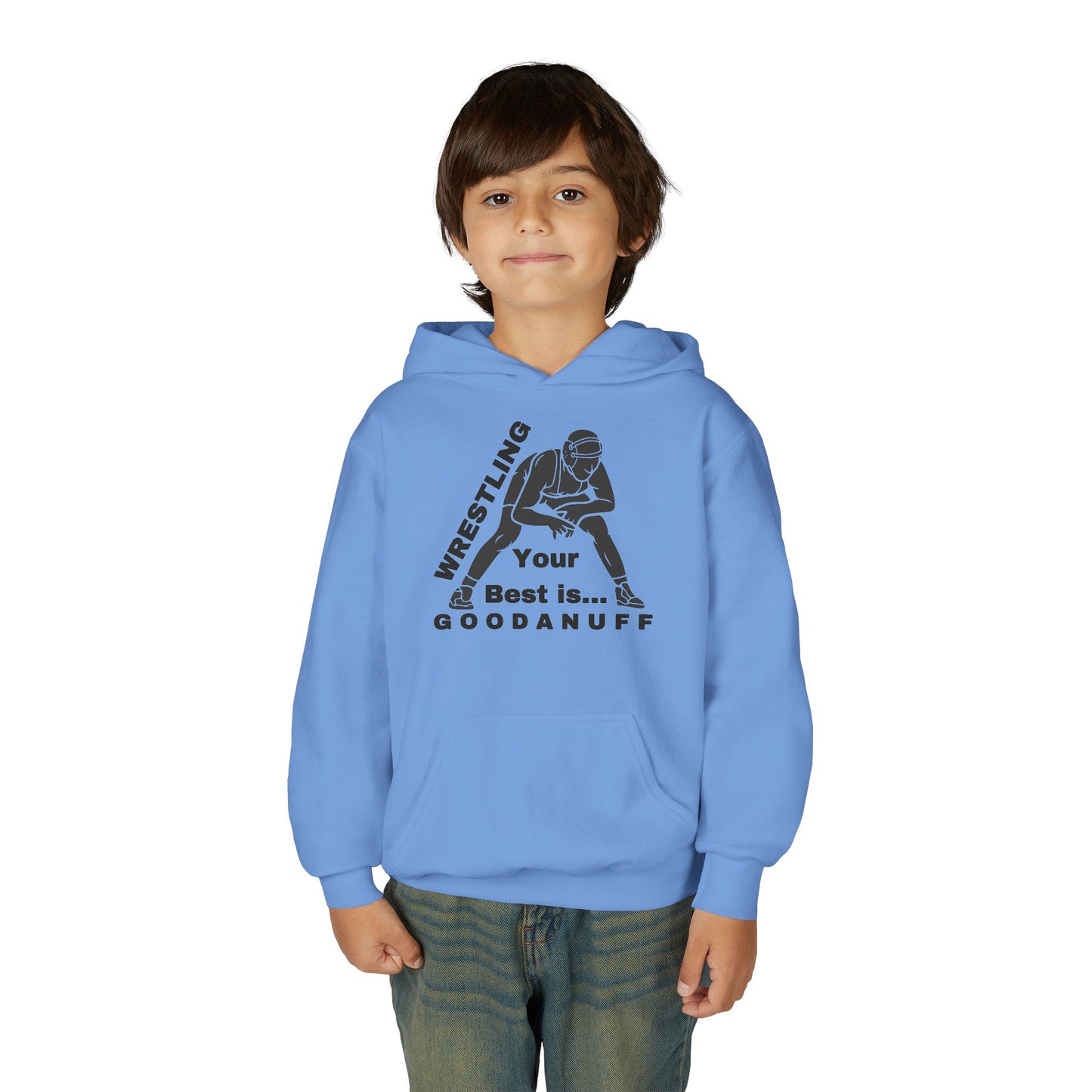 Wrestling Your Best is...GoodaNuff Unisex Youth Hoodie