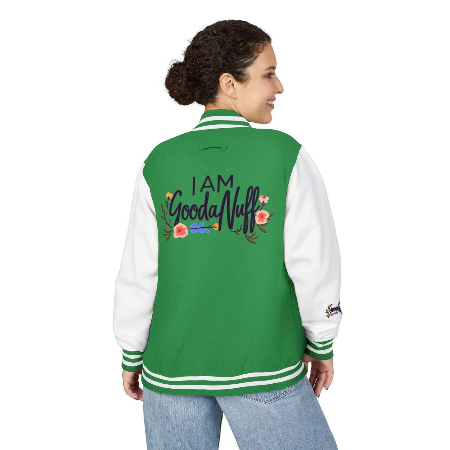 I AM GoodaNuff Unisex Letterman Jacket