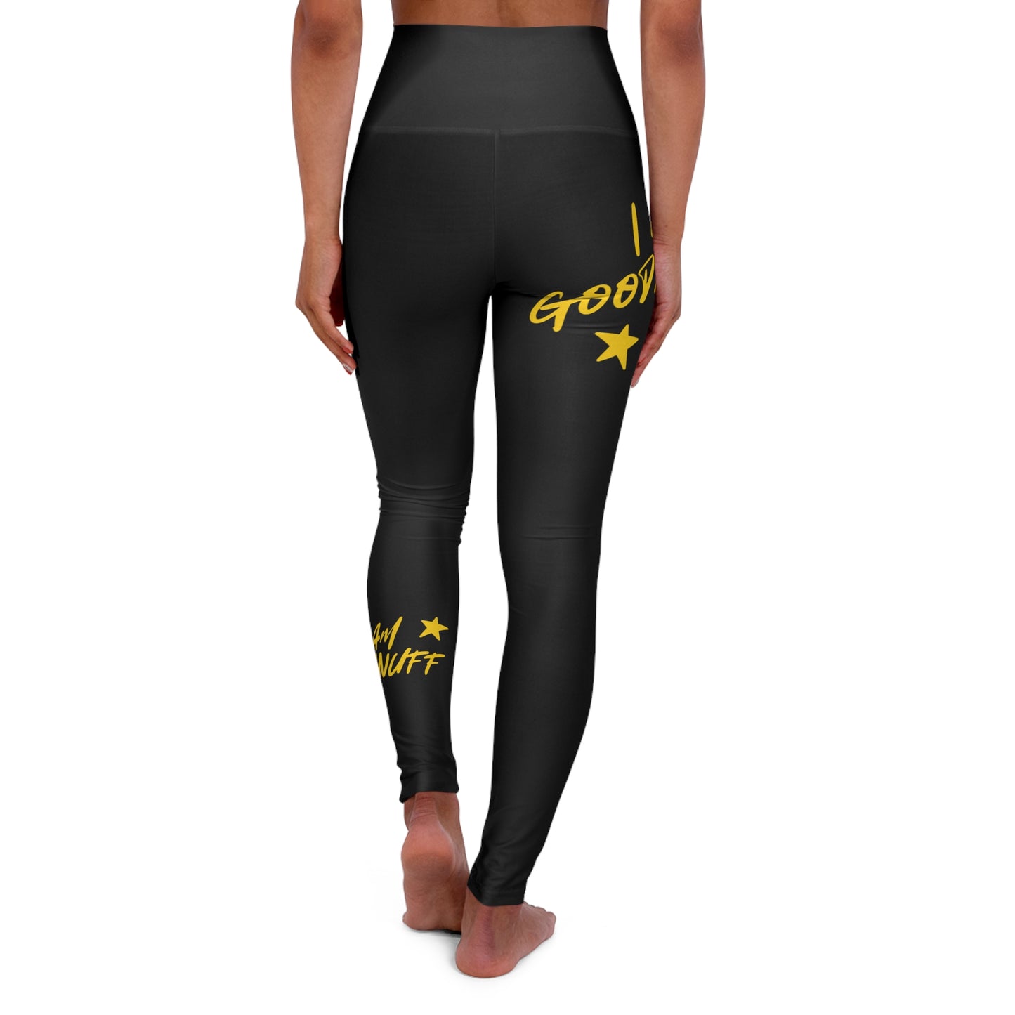 I Am GoodaNuff High Waist Yoga Leggings
