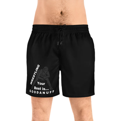 Wrestling Your Best is GoodaNuff Swim Shorts