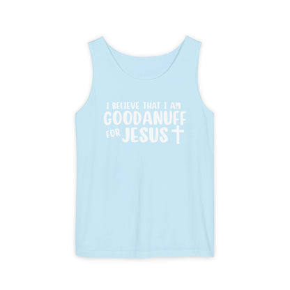 I Believe that I am GoodaNuff for Jesus Men's Lightweight Tank Top