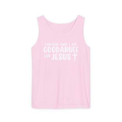I Believe that I am GoodaNuff for Jesus Men's Lightweight Tank Top