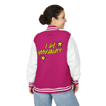 I Am GoodaNuff Unisex Letterman Jacket