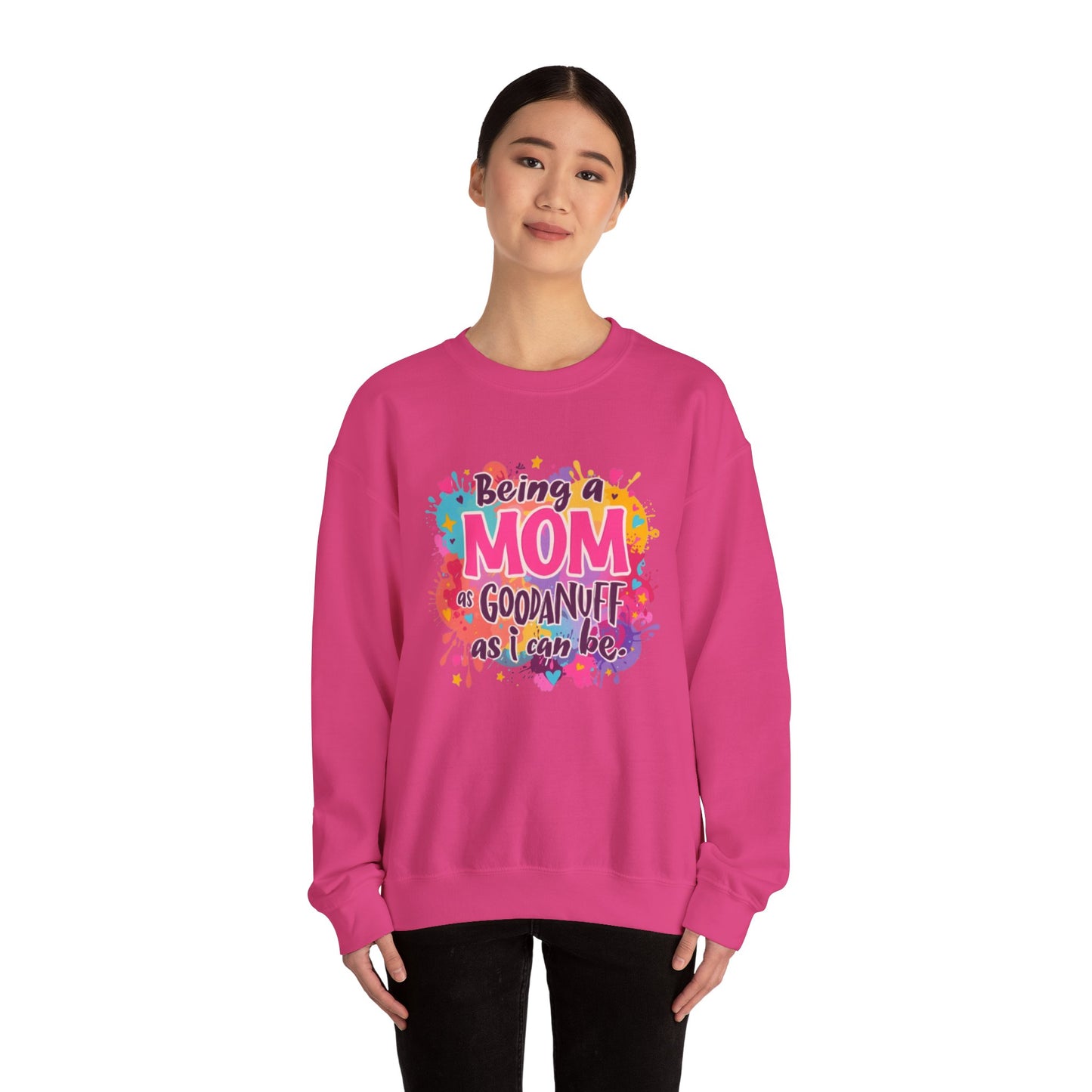 Being a Mom as GoodaNuff as I can be Unisex Softstyle T-Shirt