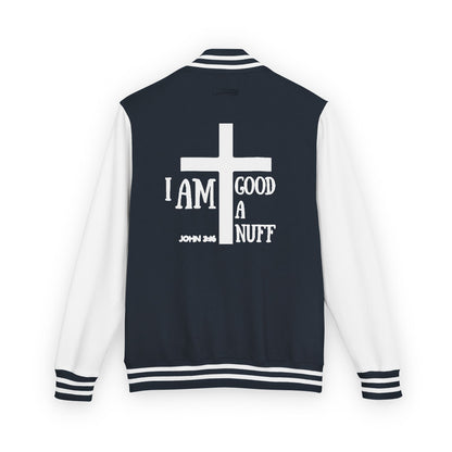 I AM GoodaNuff Unisex Letterman Jacket