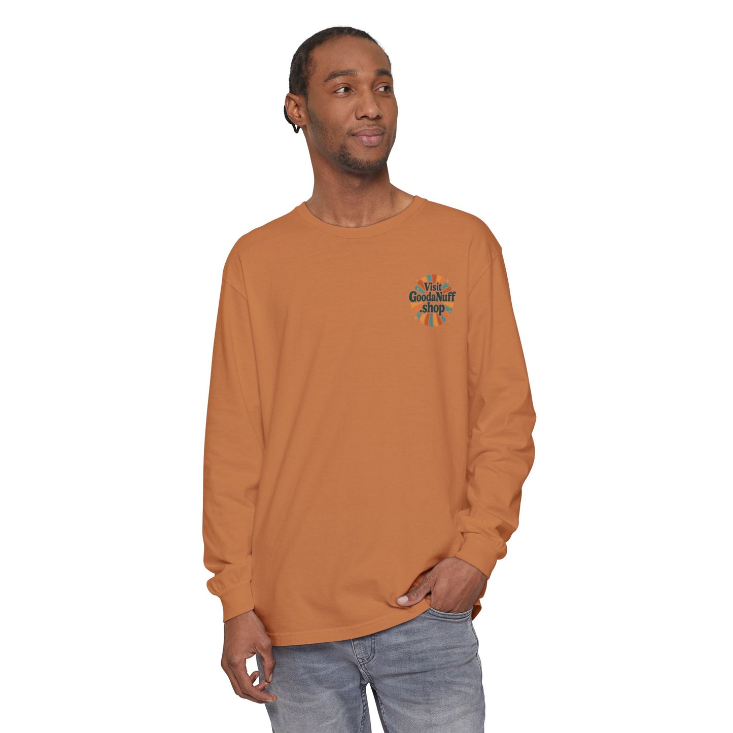 Visit GoodaNuff.shop Unisex Long Sleeve Tee