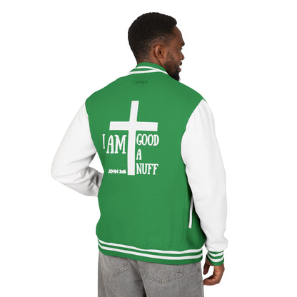 I AM GoodaNuff Unisex Letterman Jacket