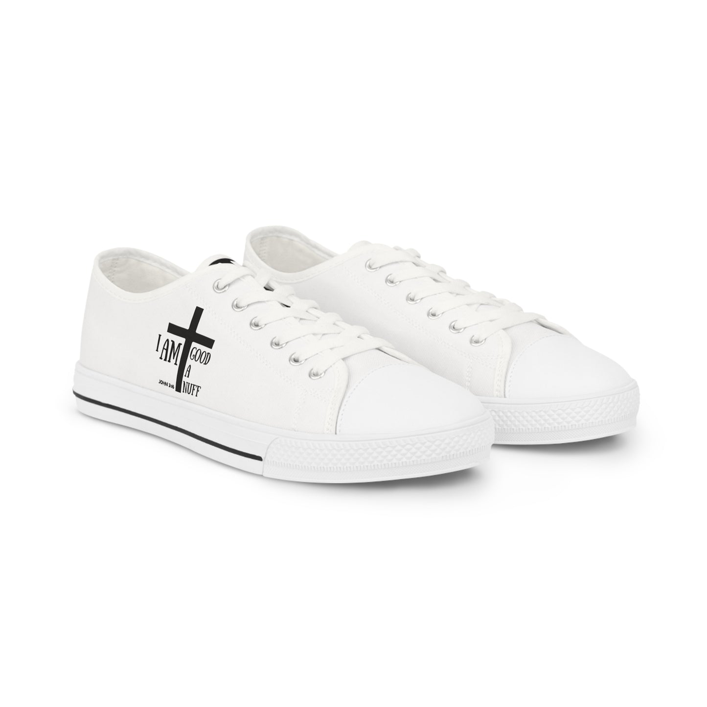 I AM GoodaNuff Mens Low Top Sneakers