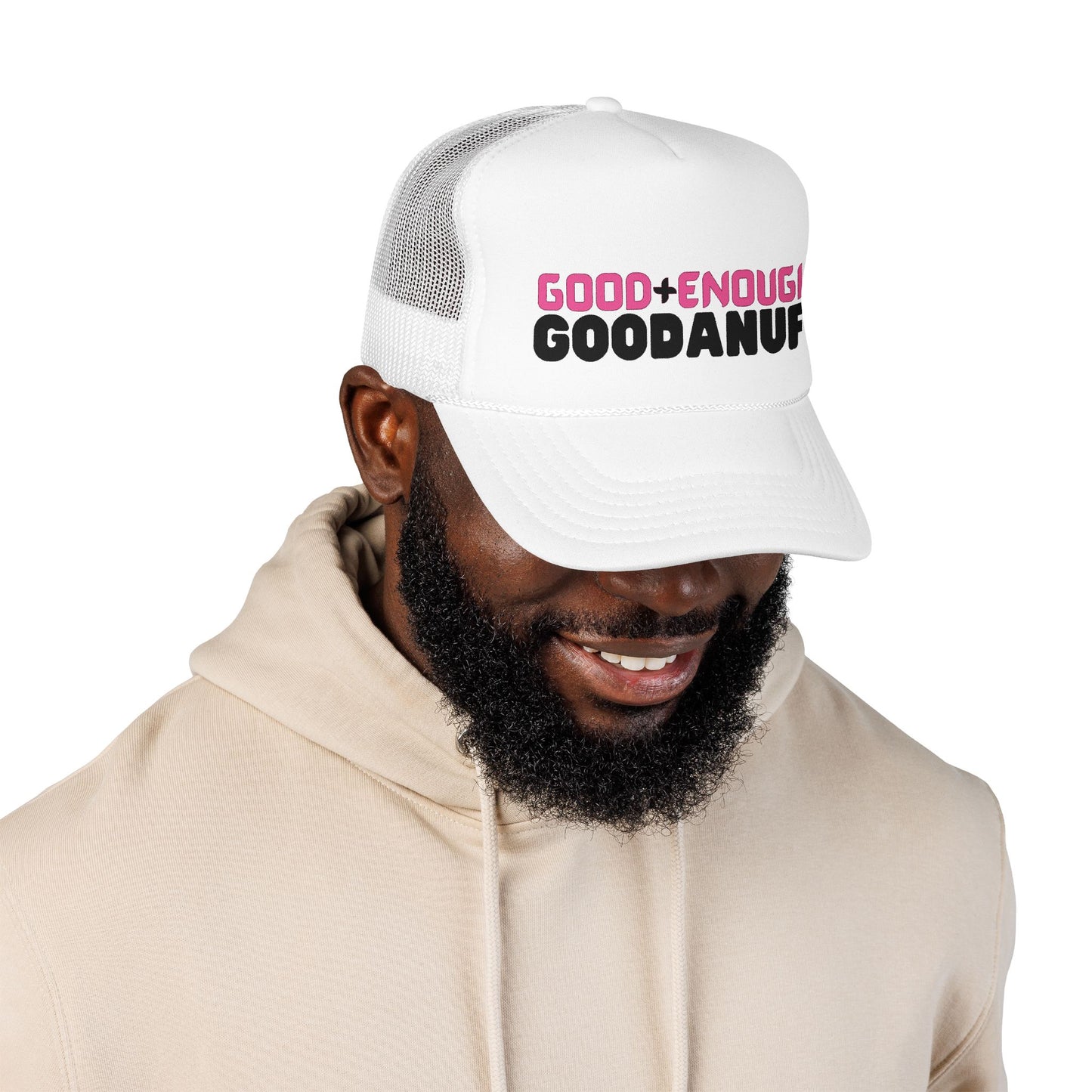 Good+Enough=GoodaNuff Trucker Hat
