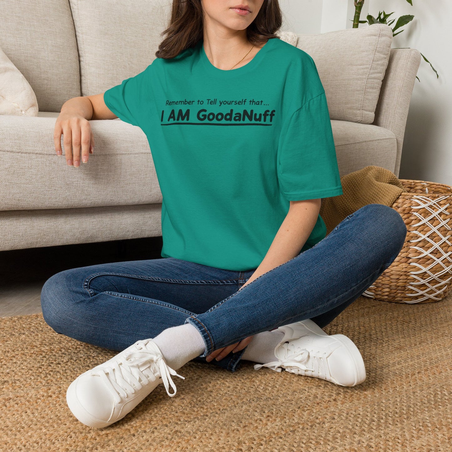 Remember to Tell yourself that...I AM GoodaNuff Unisex Softstyle T-Shirt