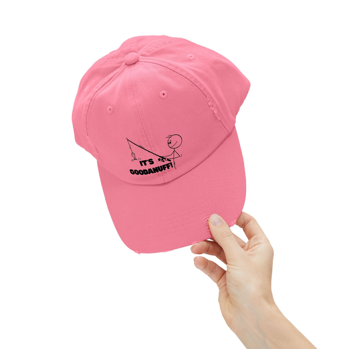 It's GoodaNuff Distressed Baseball Cap