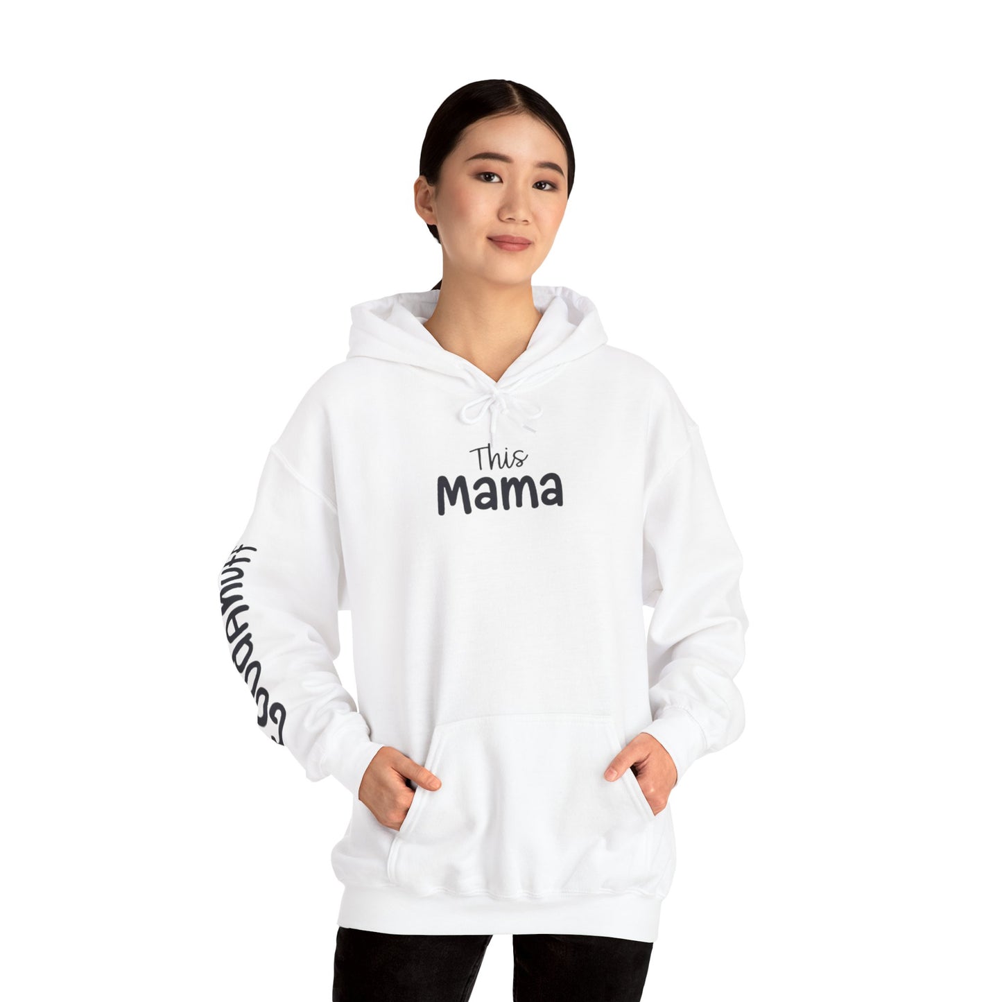 This Mama may be tired but she's tough, loving and totally GoodaNuff Unisex Hoodie