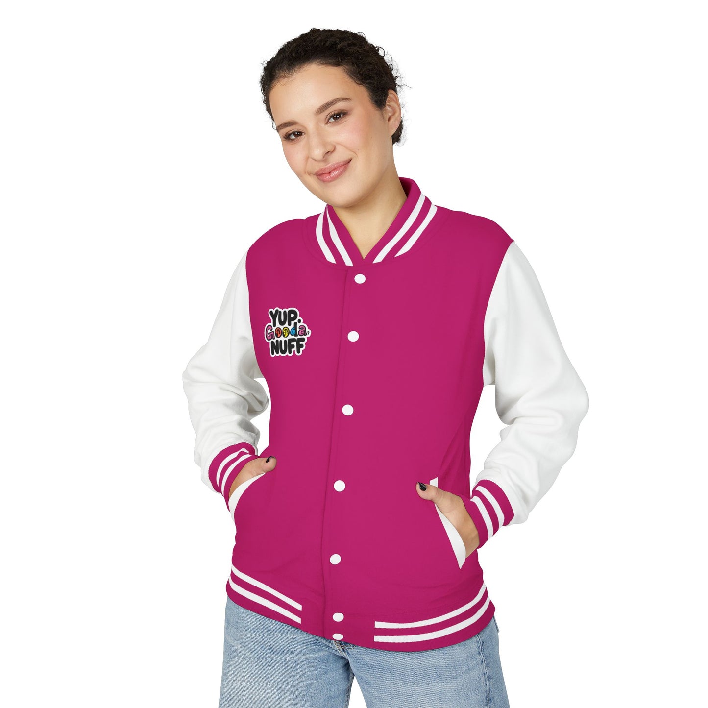 Yup. GoodaNuff Unisex Letterman Jacket