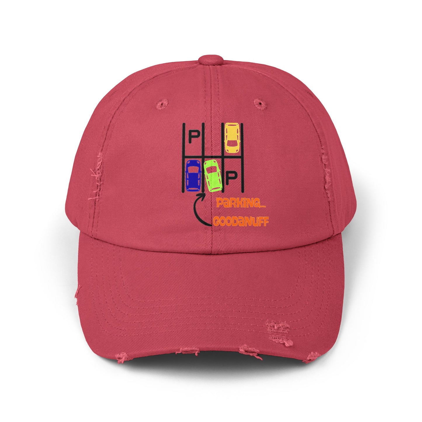 Parking…GoodaNuff Distressed Baseball Cap