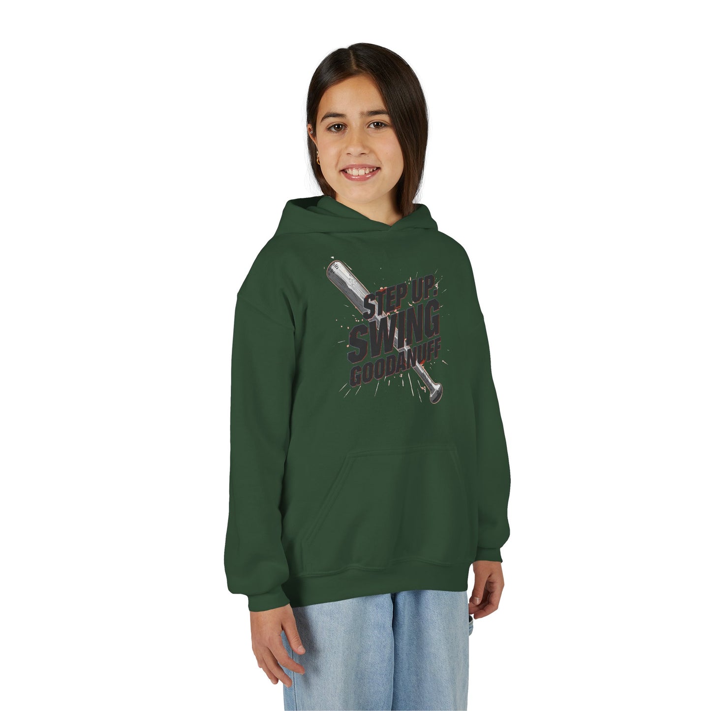 Step Up. Swing GoodaNuff Unisex Youth Hoodie