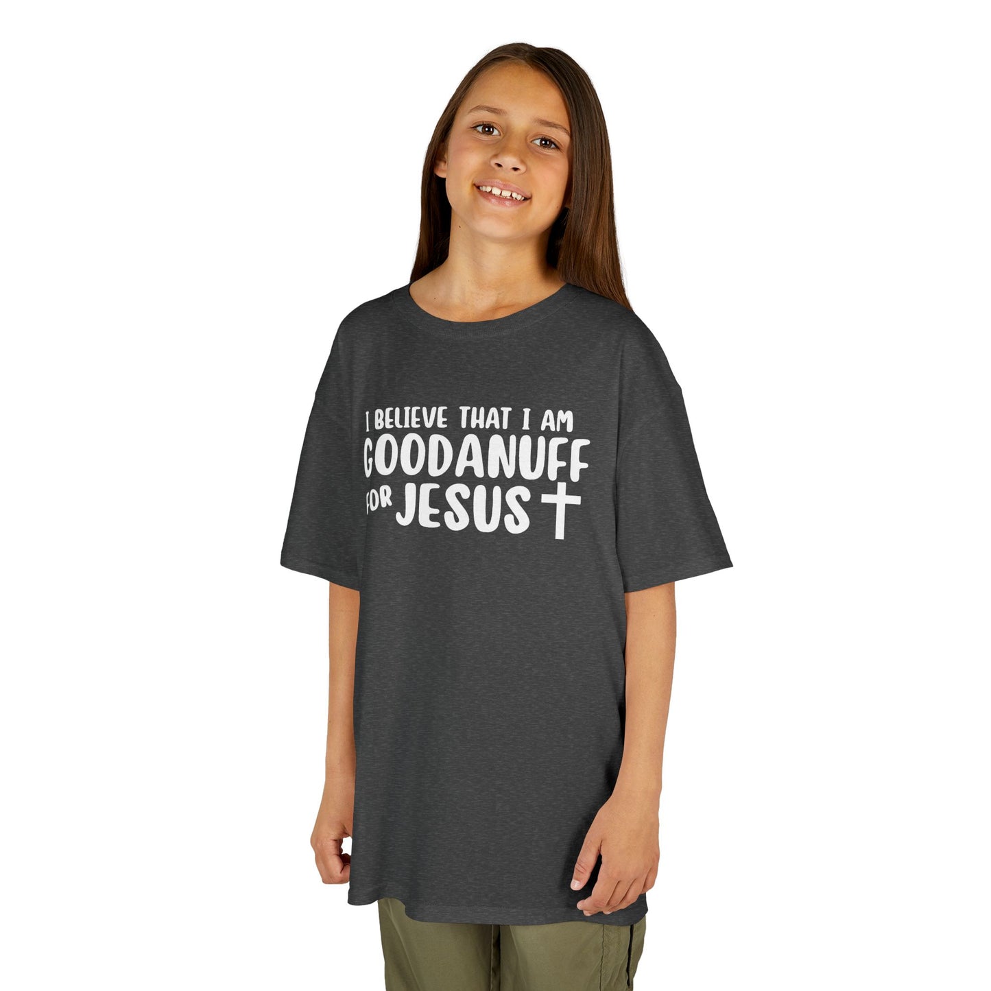I Believe that I am GoodaNuff for Jesus Unisex Youth T-Shirt