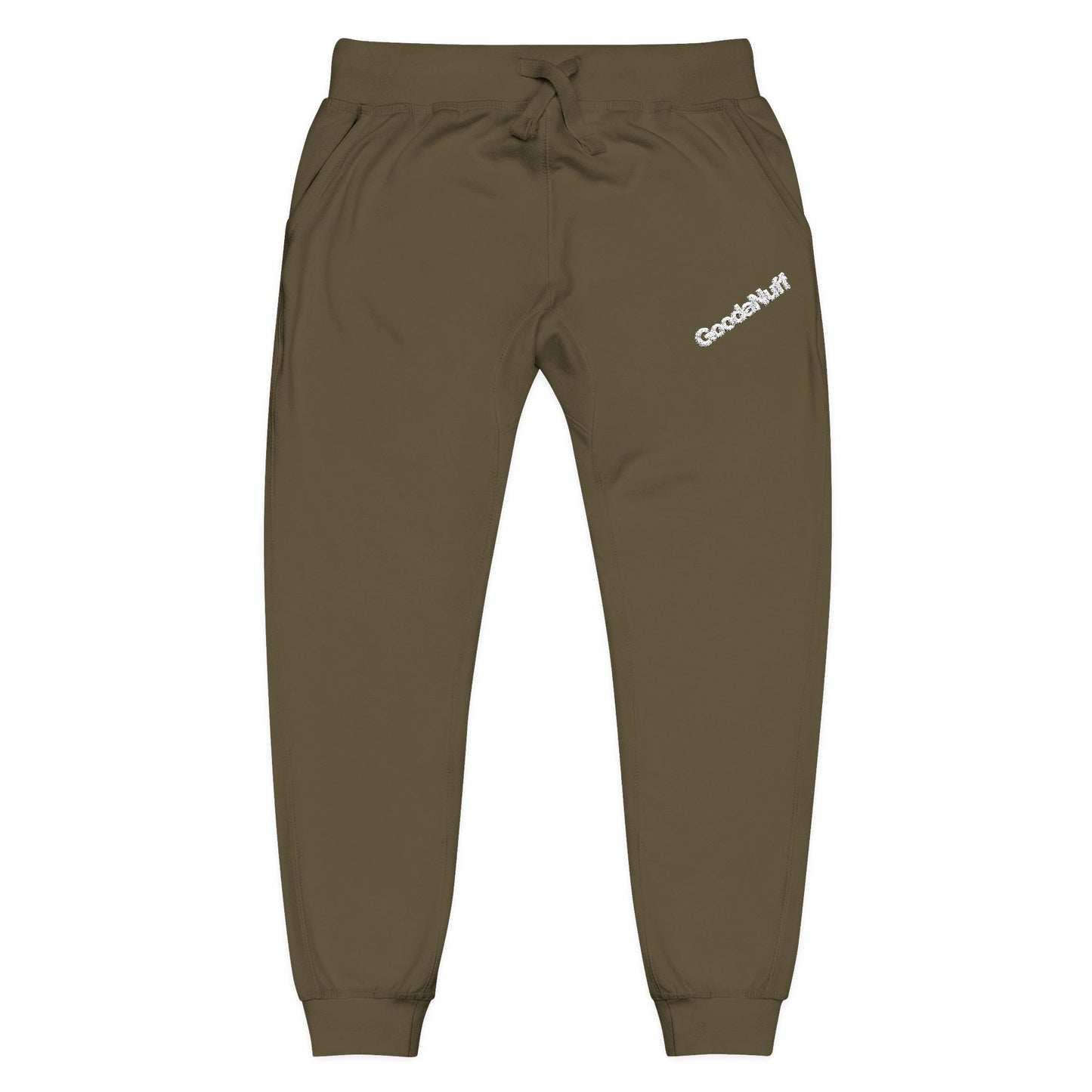 White-GoodaNuff Classic Unisex Jogger Sweatpants