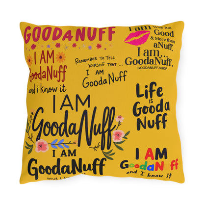 I AM GoodaNuff Indoor/Outdoor Pillow