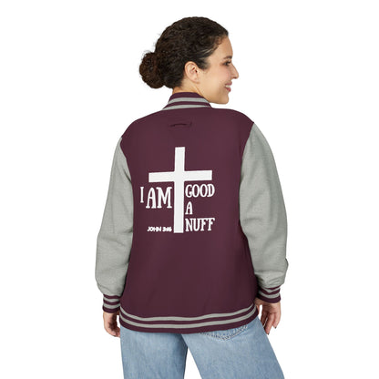 I AM GoodaNuff Unisex Letterman Jacket