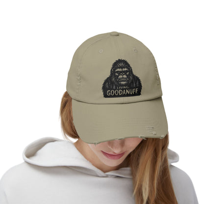 Living GoodaNuff Distressed Baseball Cap