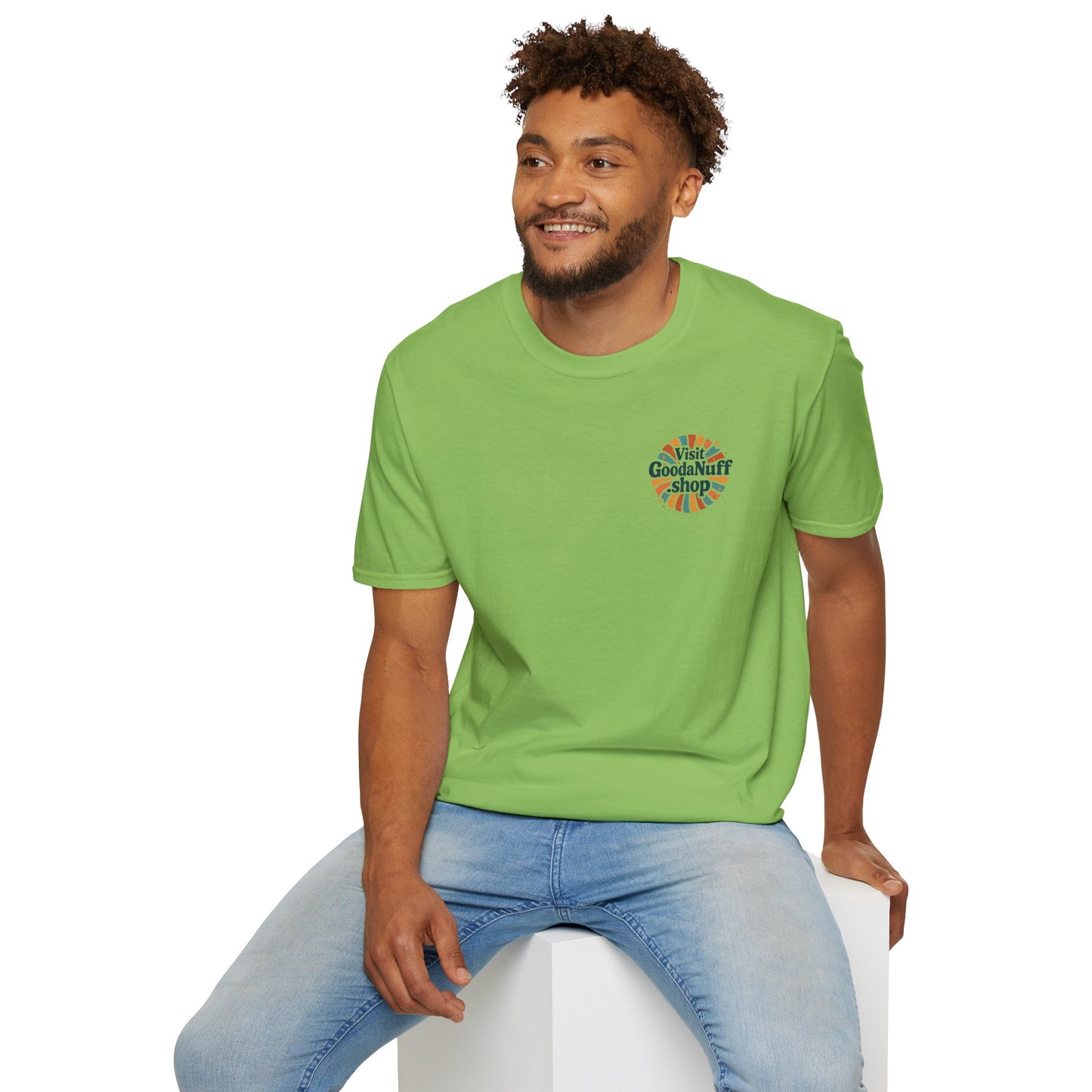Visit GoodaNuff.shop Unisex Softstyle T-Shirt