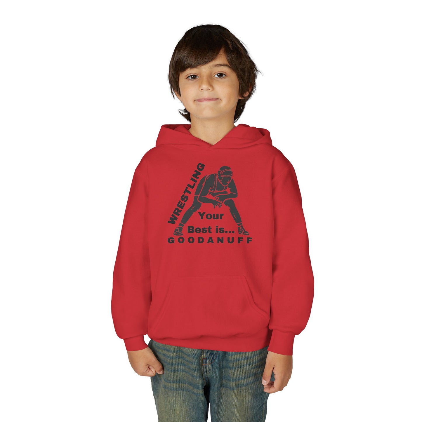 Wrestling Your Best is...GoodaNuff Unisex Youth Hoodie