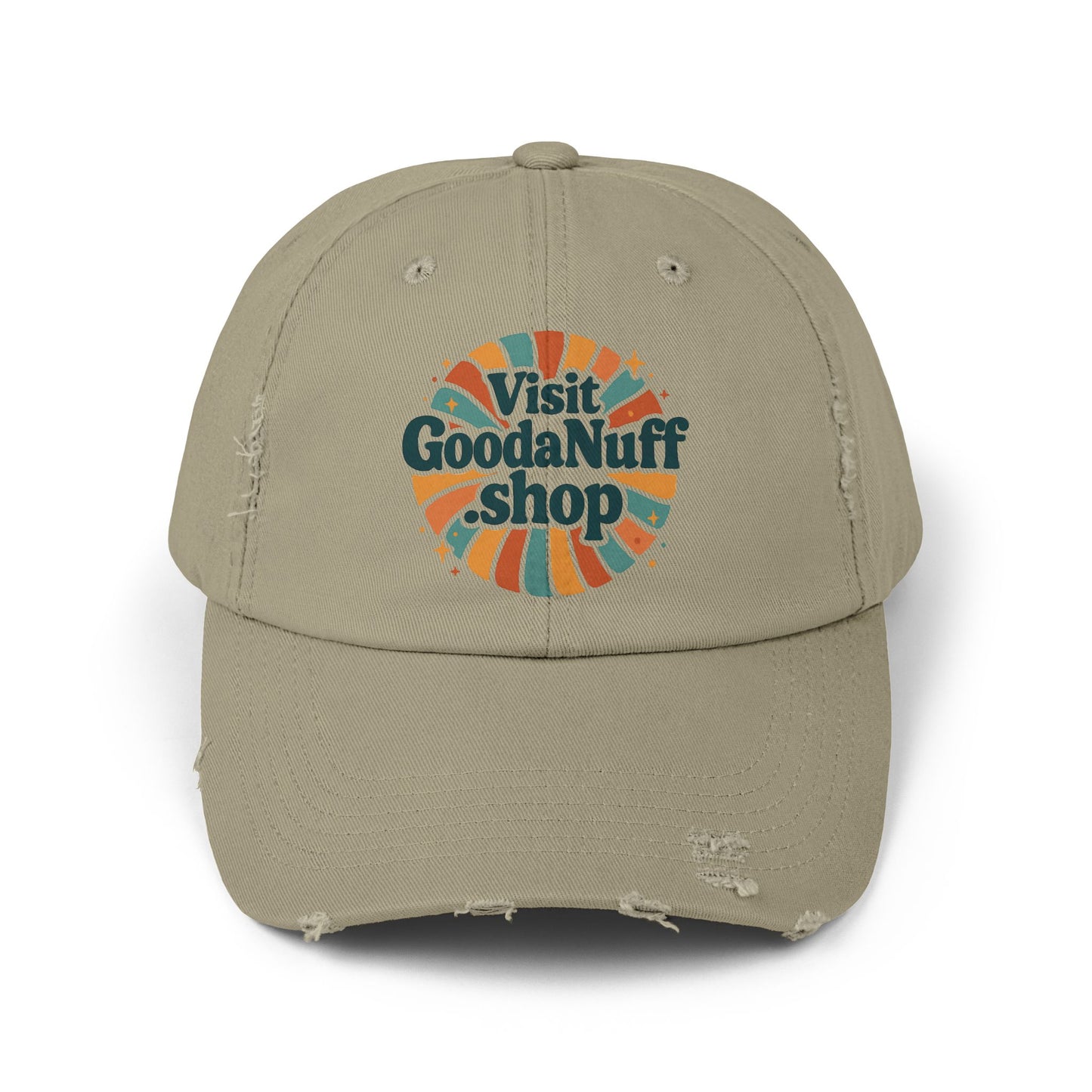 Vist HoodaNuff.sho Distressed Baseball Hat