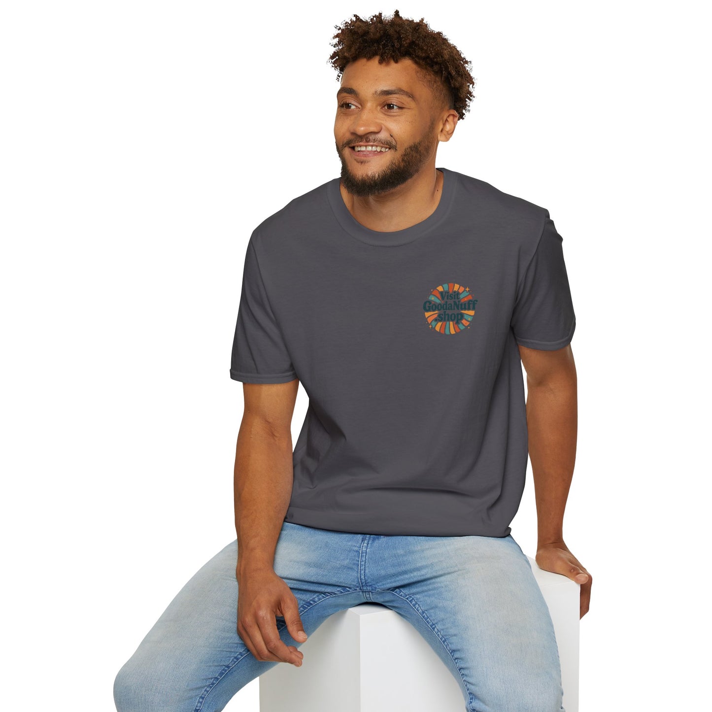 Visit GoodaNuff.shop Unisex Softstyle T-Shirt