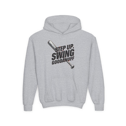 Step Up. Swing GoodaNuff Unisex Youth Hoodie