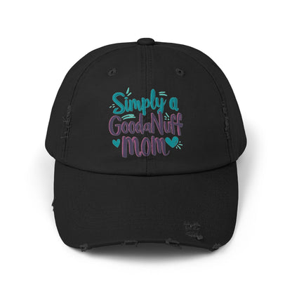 Simply a GoodaNuff Mom Distressed Baseball Cap