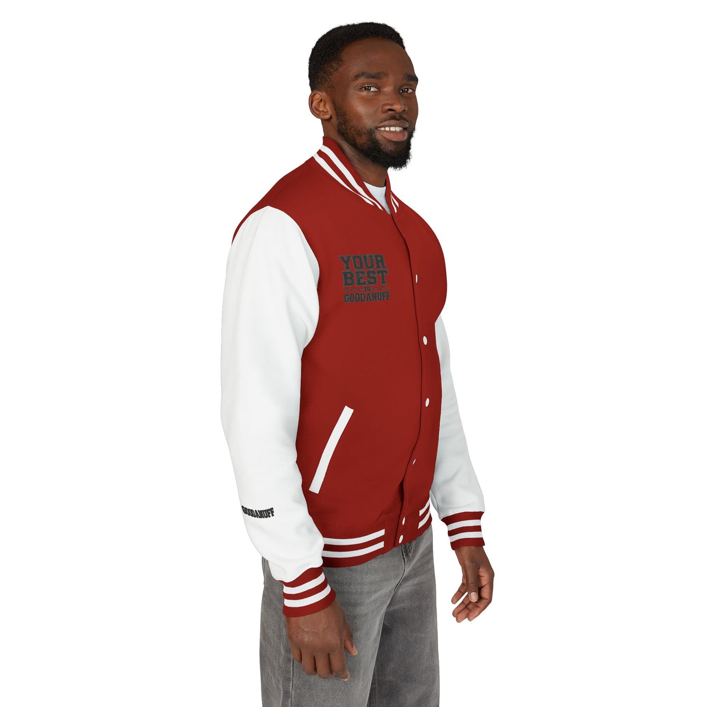 Your Best is GoodaNuff Unisex Letterman Jacket