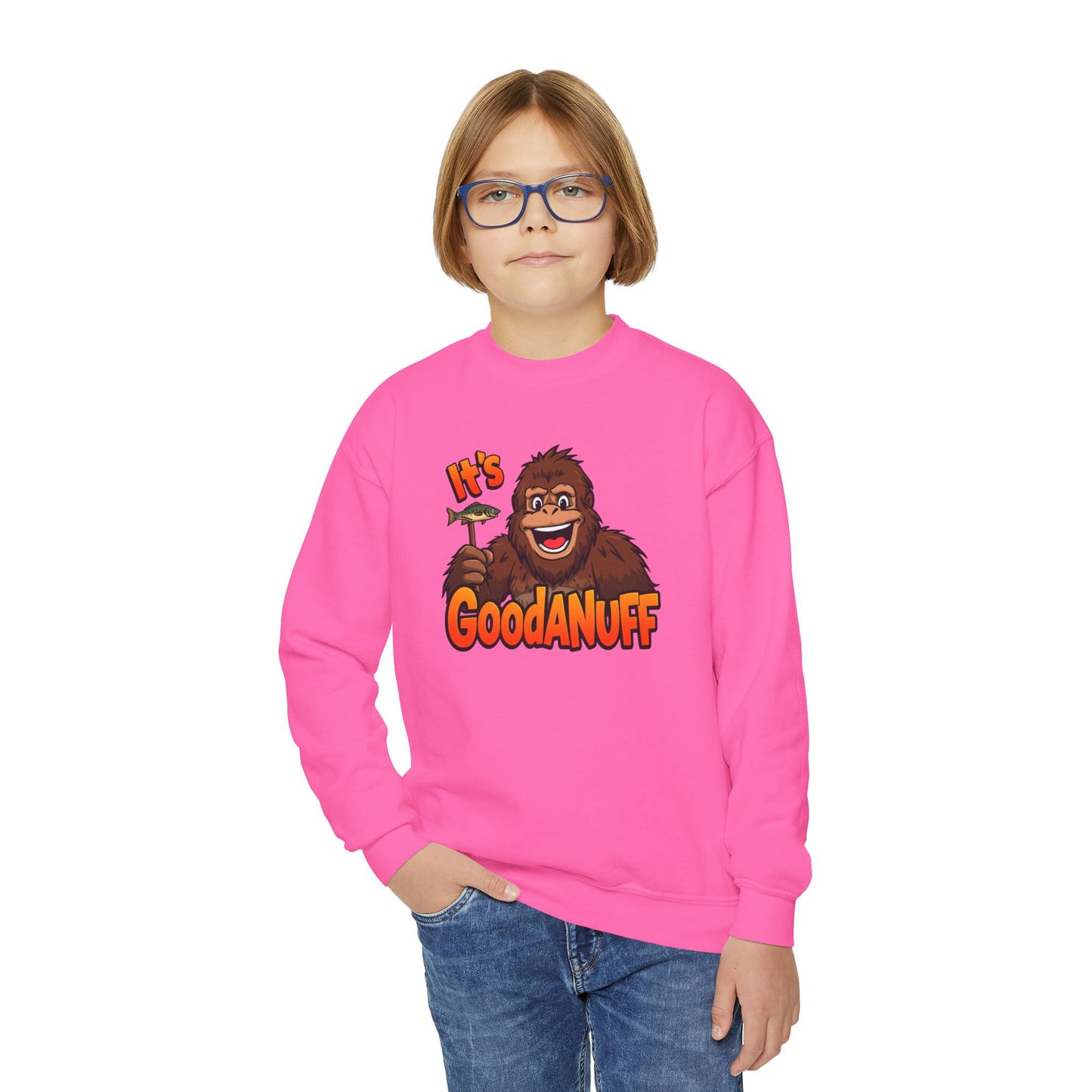 It's GoodaNuff Unisex Youth Crewneck