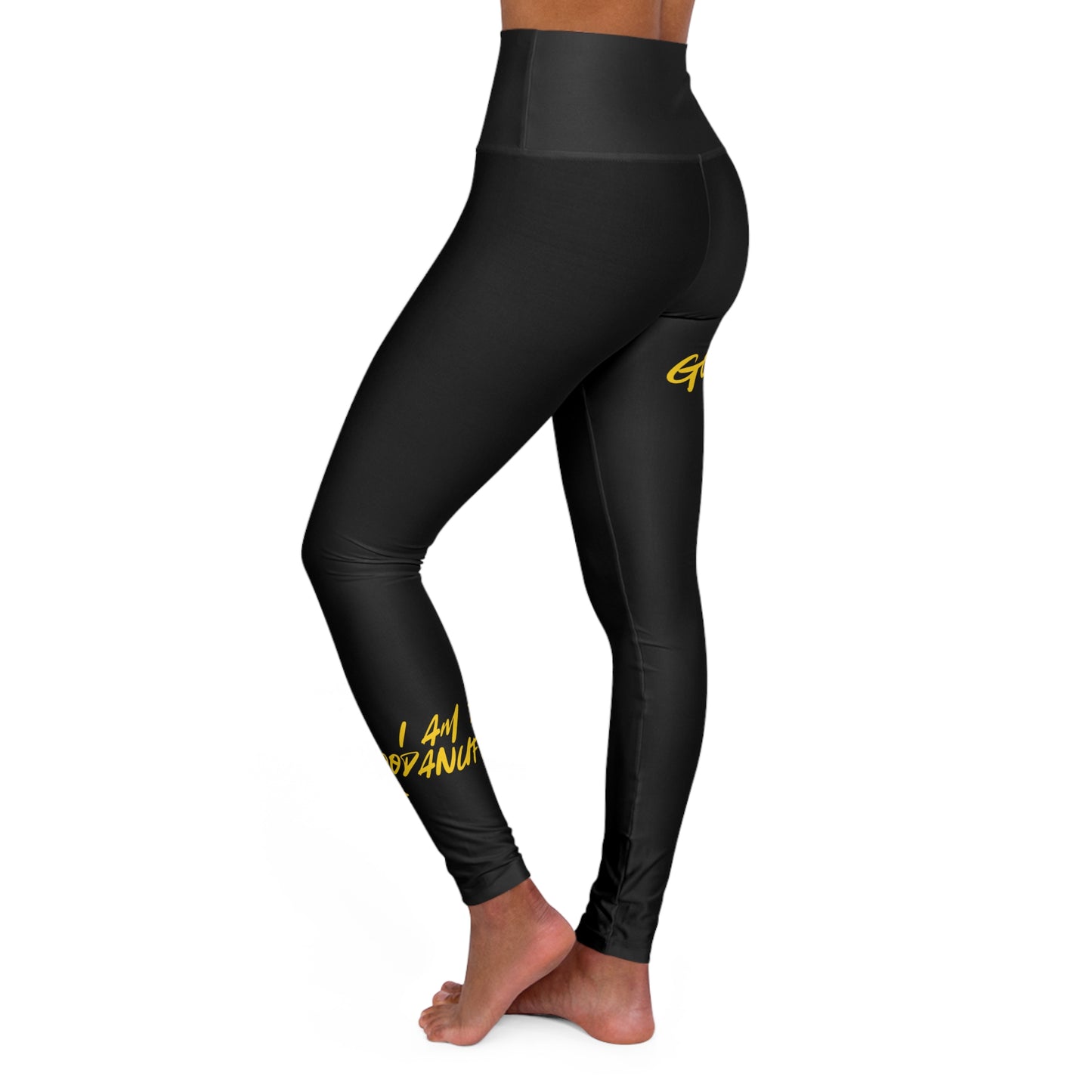 I Am GoodaNuff High Waist Yoga Leggings