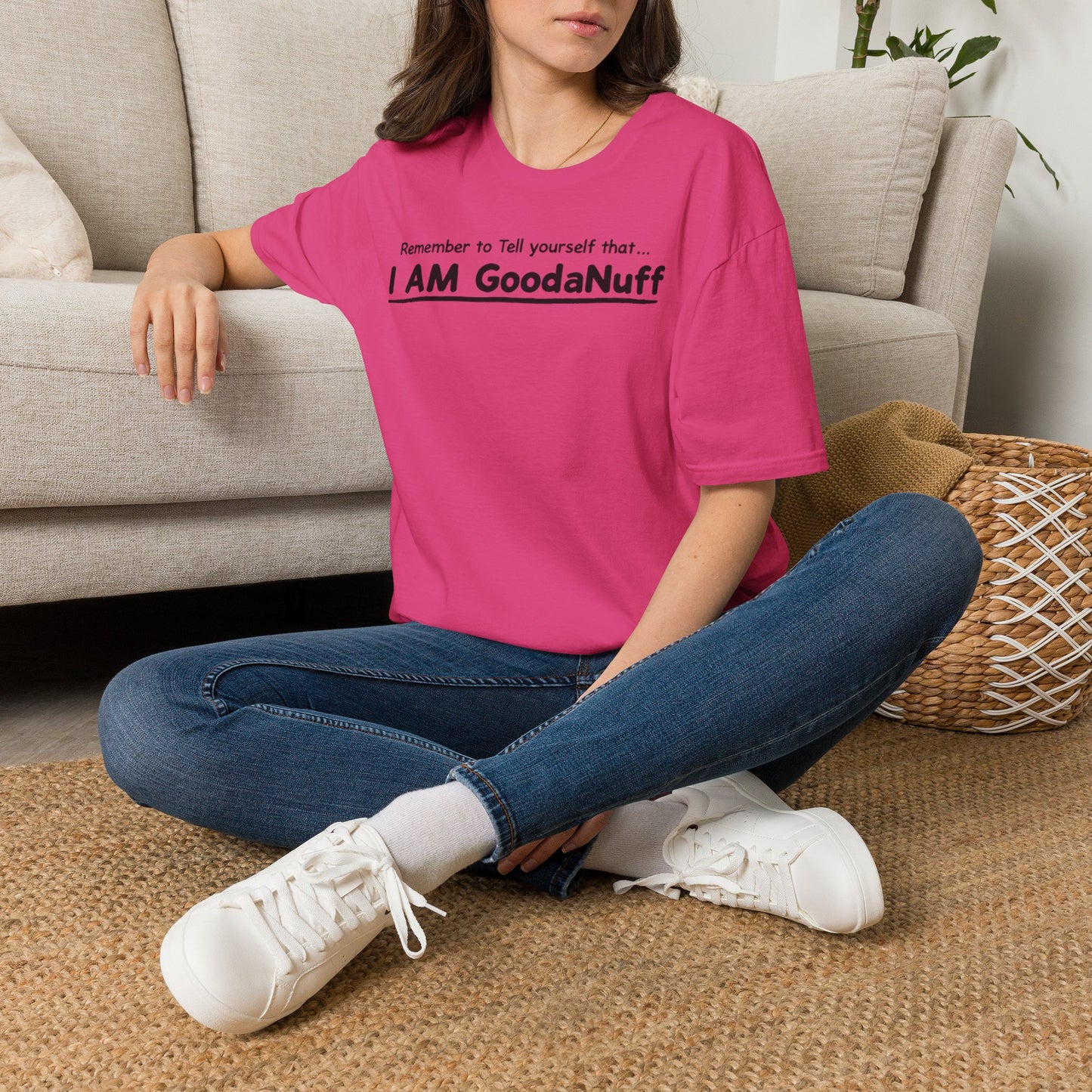 Remember to Tell yourself that...I AM GoodaNuff Unisex Softstyle T-Shirt