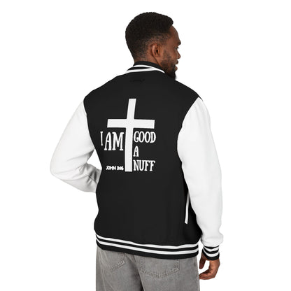 I AM GoodaNuff Unisex Letterman Jacket