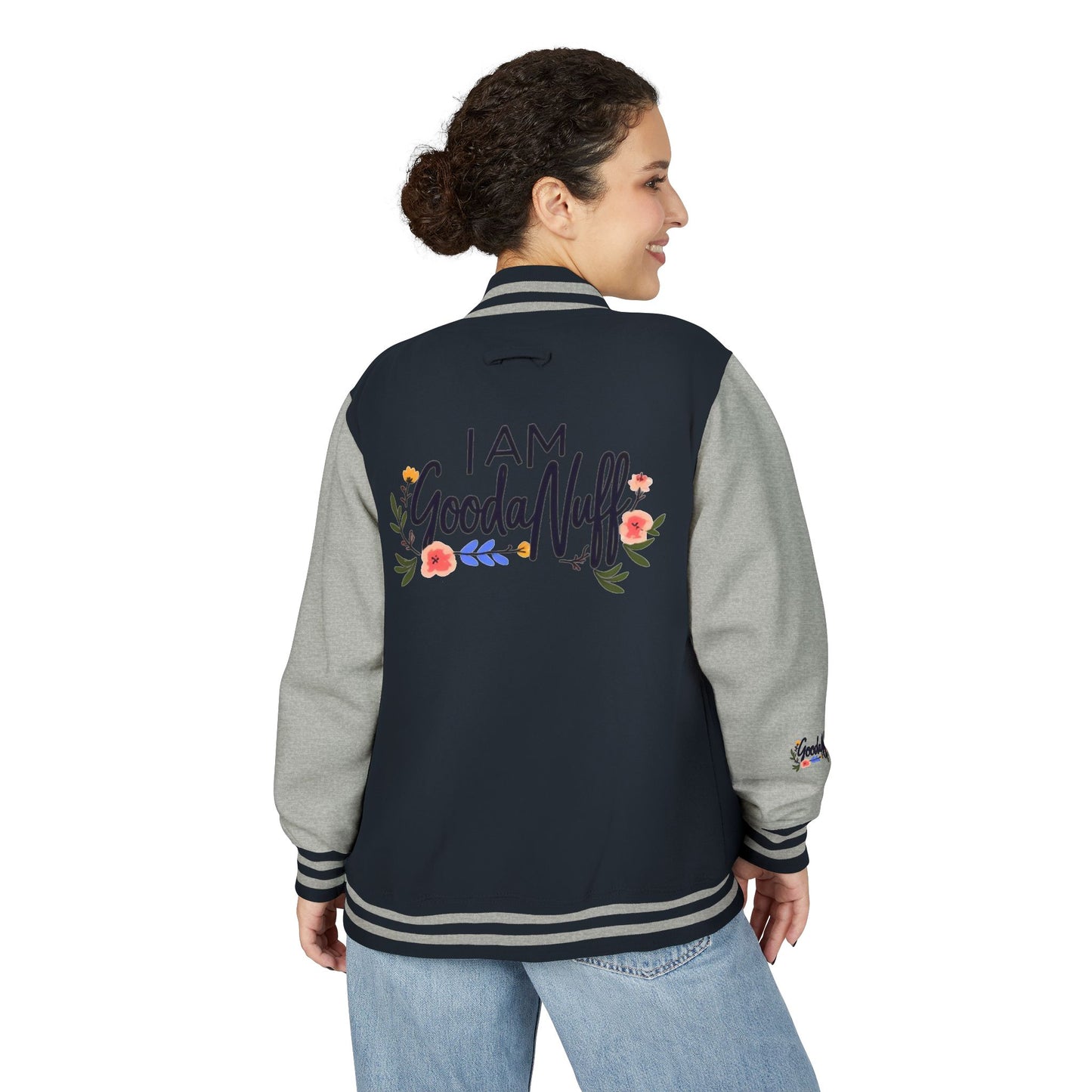 I AM GoodaNuff Unisex Letterman Jacket