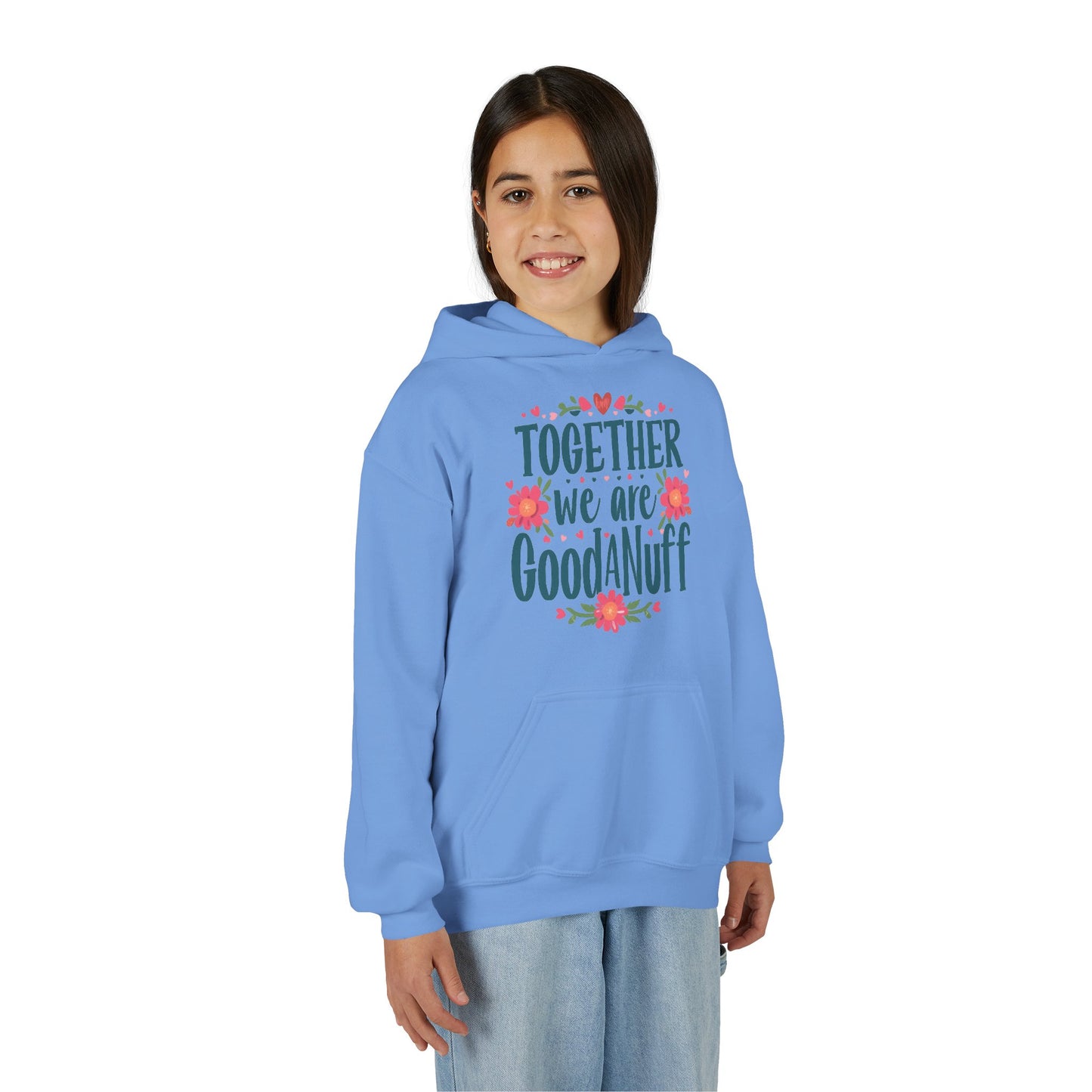 Together we are GoodaNuff Unisex Youth Hoodie