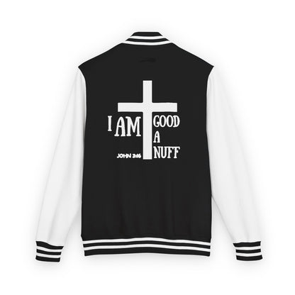 I AM GoodaNuff Unisex Letterman Jacket