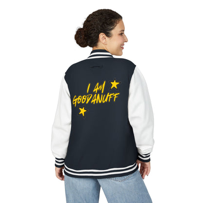 I Am GoodaNuff Unisex Letterman Jacket