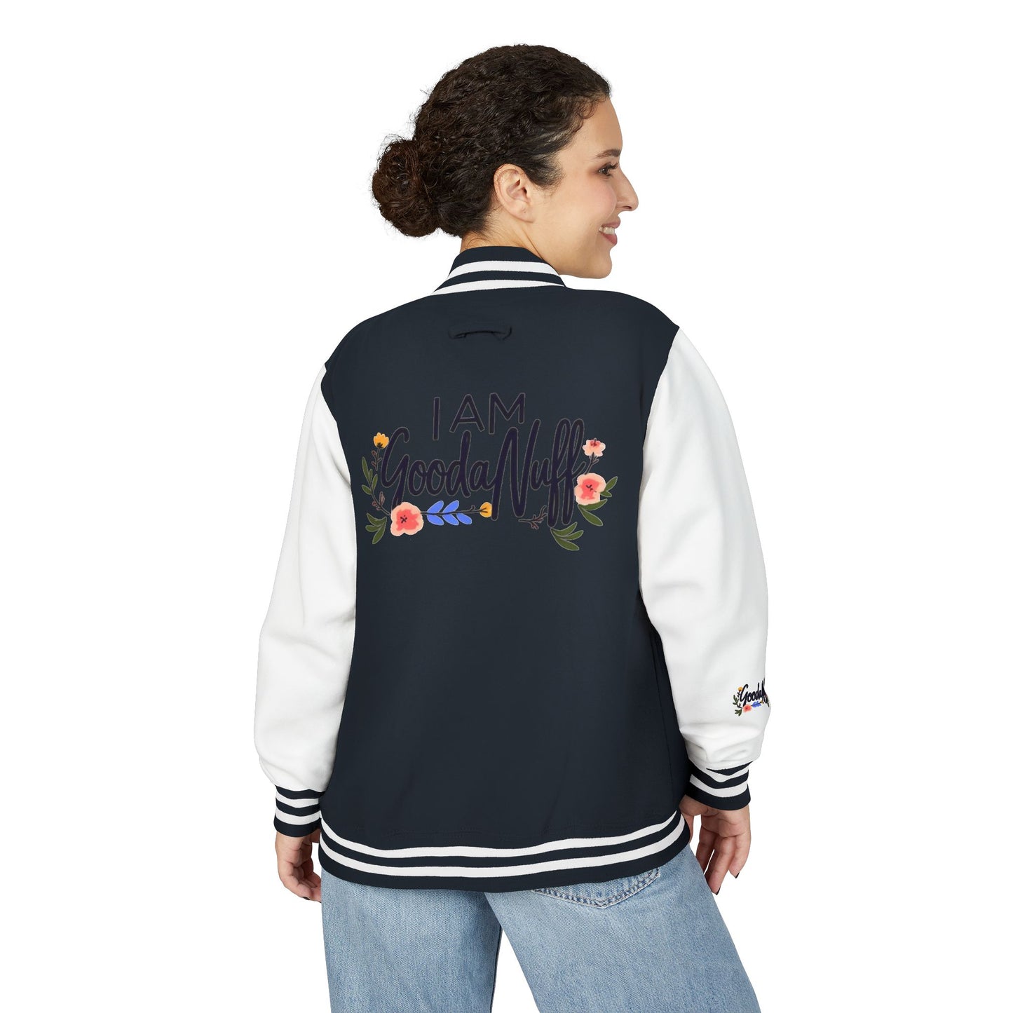 I AM GoodaNuff Unisex Letterman Jacket