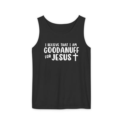 I Believe that I am GoodaNuff for Jesus Men's Lightweight Tank Top