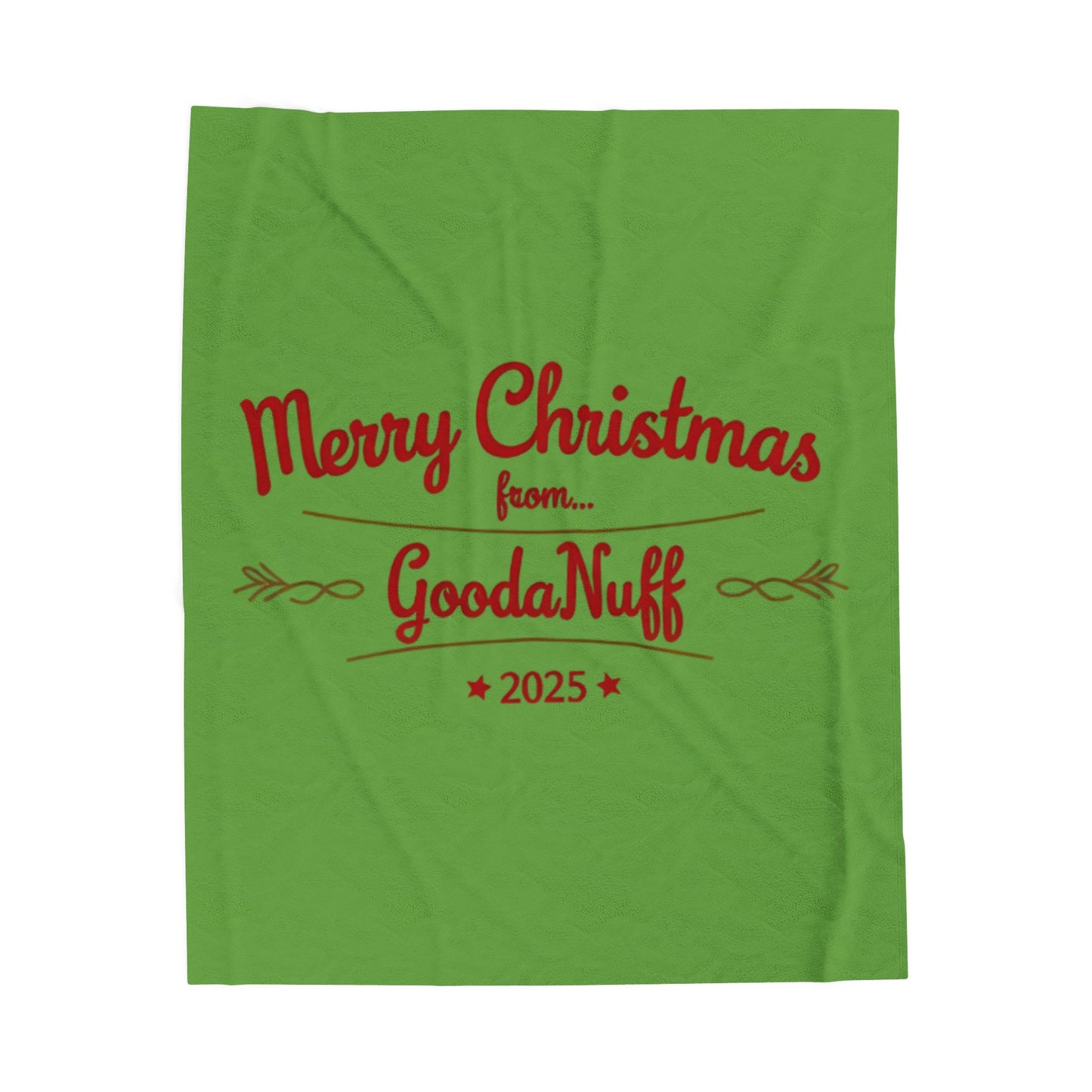 Merry Christmas from...GoodaNuff 2025 Throw Blanket