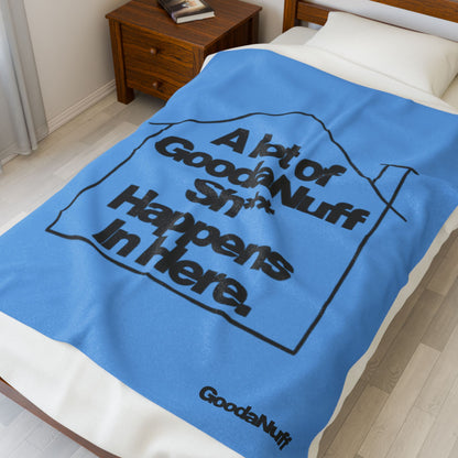 A lot of GoodaNuff Sh** Throw Blanket