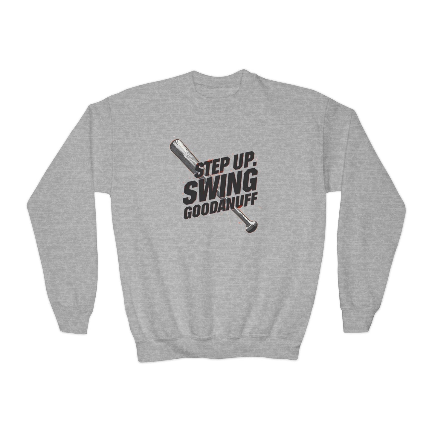 Step Up. Swing GoodaNuff Unisex Youth Crewneck
