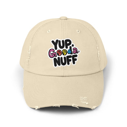 Yup. GoodaNuff Distressed Baseball Cap