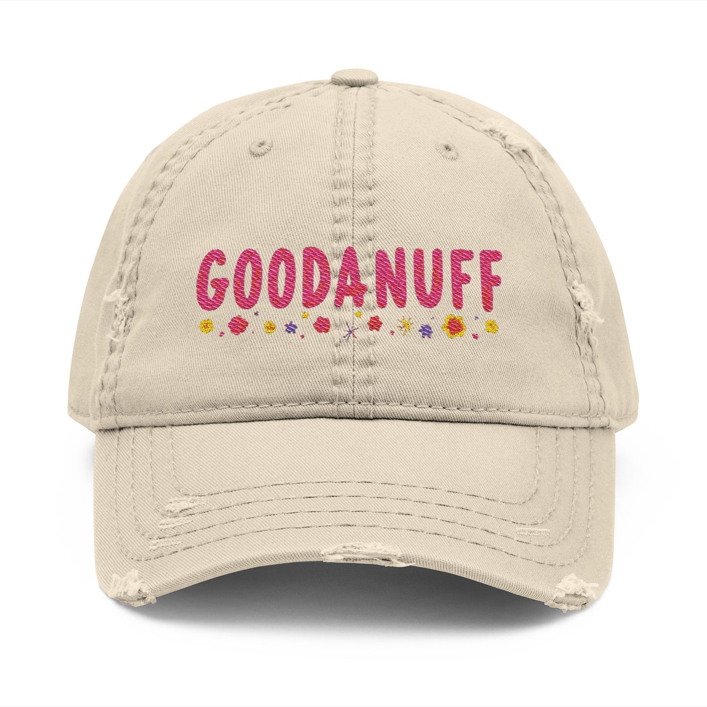 Throw a Sweatshirt on & call it GoodaNuff Embroidery Baseball Cap